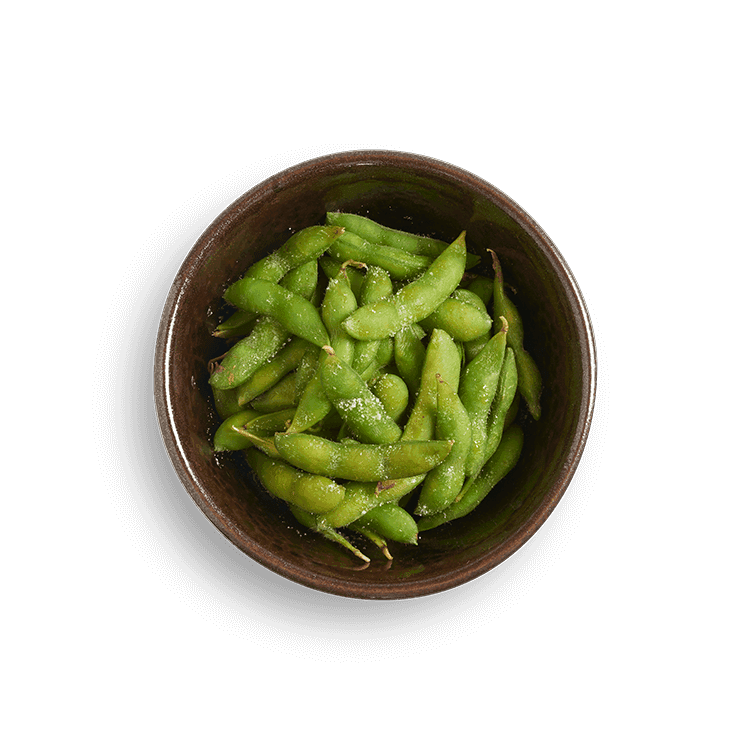 edamame with salt
